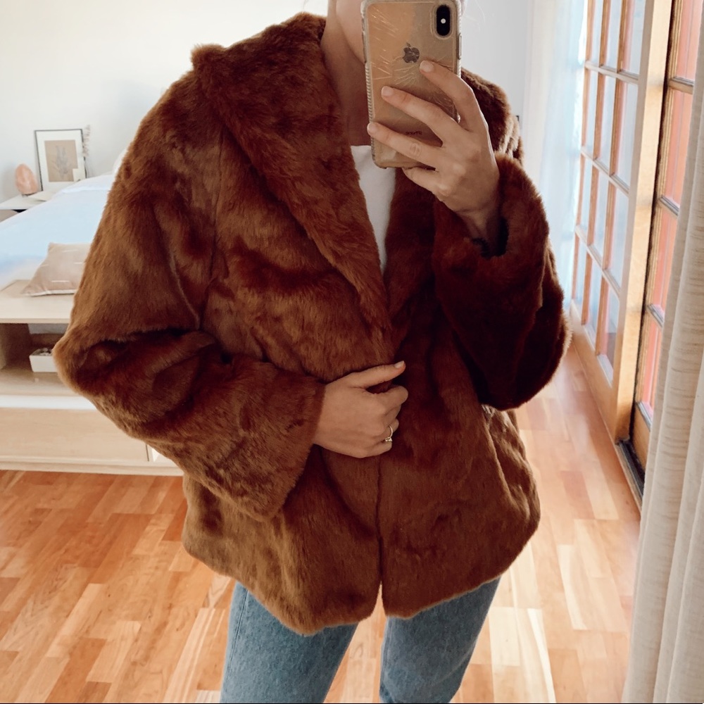 Amuse Society faux fur jacket